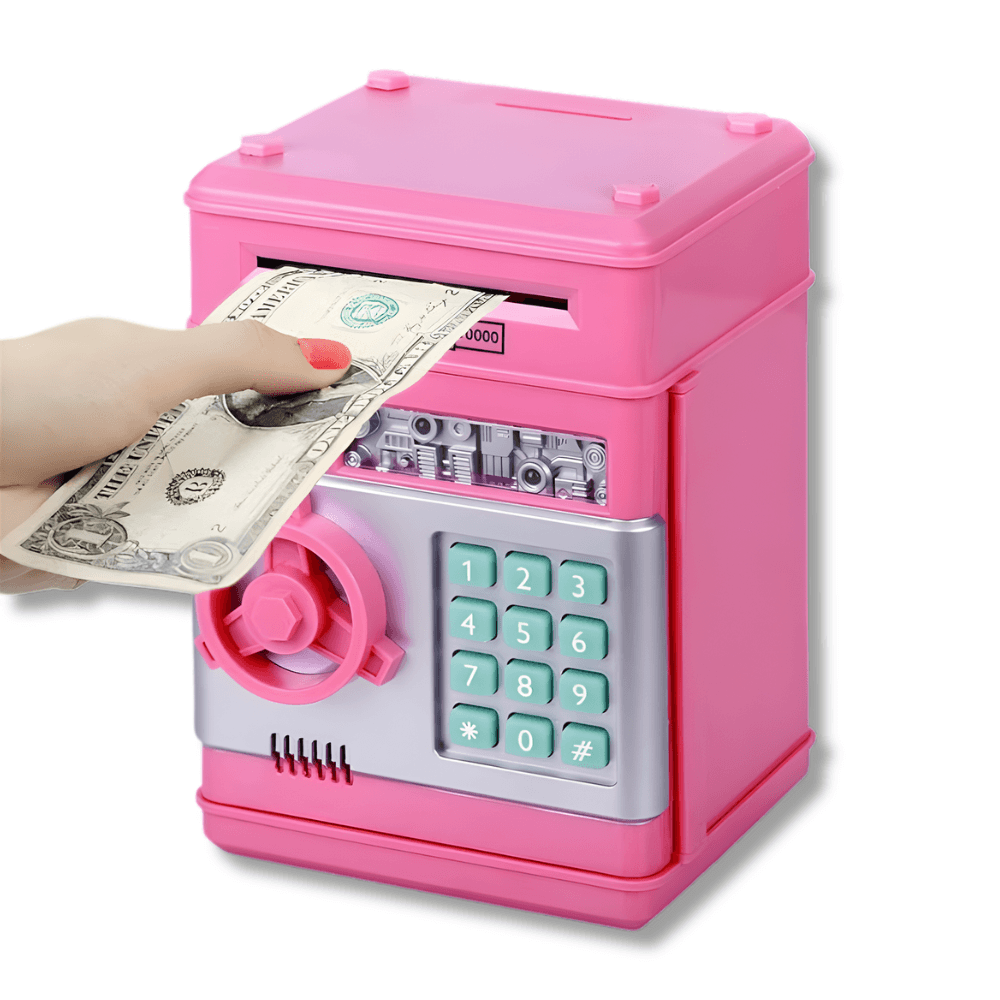 Hucha con Contraseña de Cajero Automático para Niños