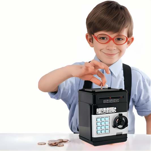 Hucha con Contraseña de Cajero Automático para Niños