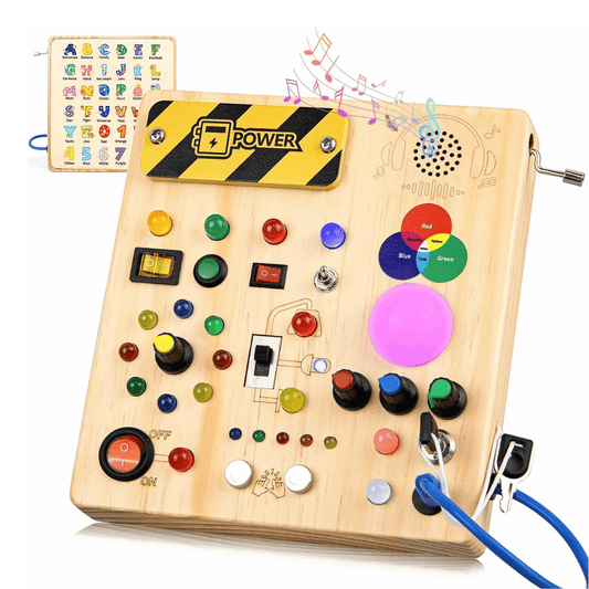 Tablero de Actividades Montessori de Madera